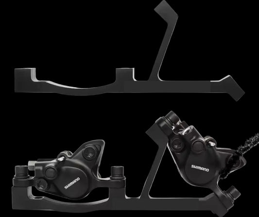 Dual caliper mount for supers and ridstars