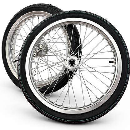 17-Inch CST Chrome LBX / E-Ride Supermoto Kit