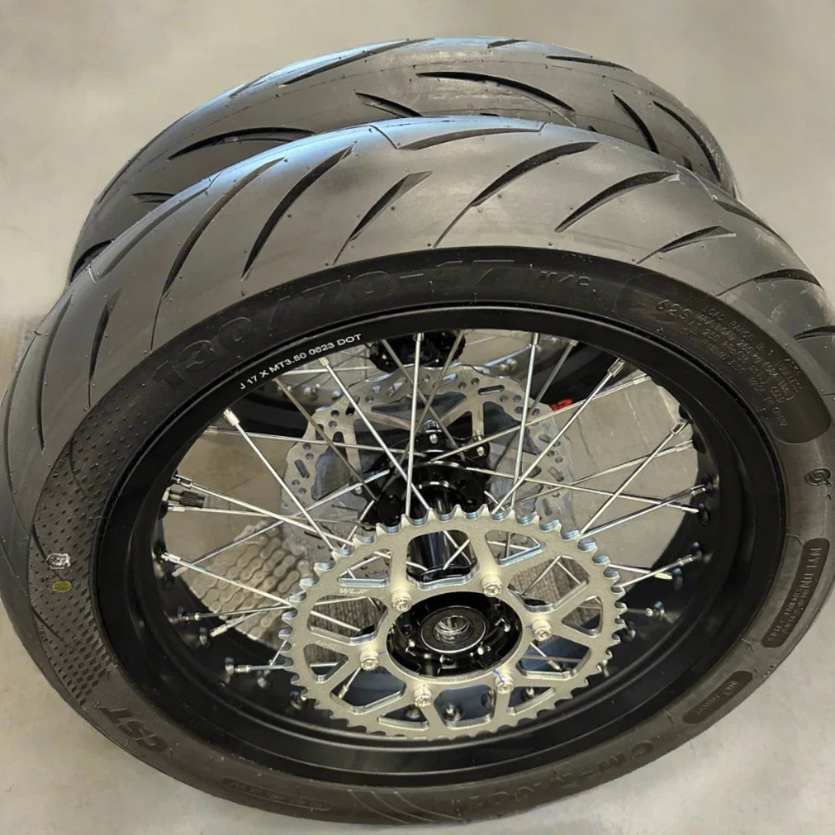 Ultra Bee Supermoto Wheel Set
